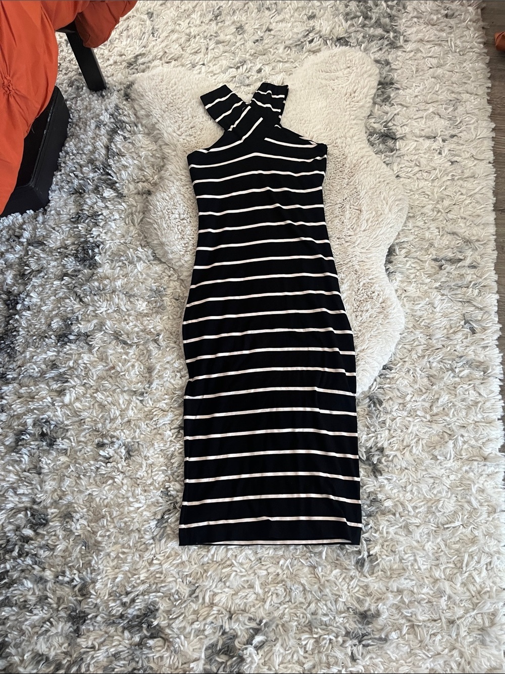 Ted baker cross neck dress